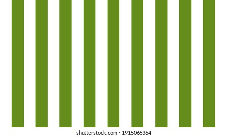 Stripe pattern lines olive green and white color background. Vector art.