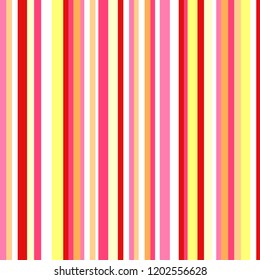Stripe pattern. Multicolored background. Seamless abstract texture with many lines. Geometric colorful wallpaper with stripes. Print for flyers, shirts and textiles. Greeting cards