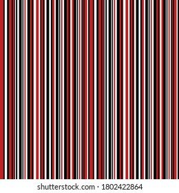 Stripe pattern with navy black, red and white colors vertical parallel stripes.vector stripe pattern background.