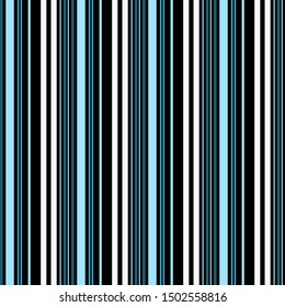 Stripe pattern with navy blue, cyan and white colors vertical parallel stripes.vector stripe pattern background.