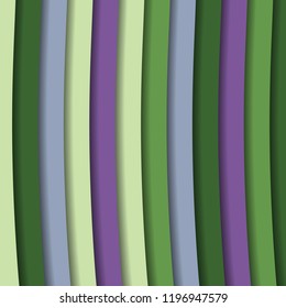 Stripe pattern. Paper Cut design. Vector illustration. Striped abstract background.