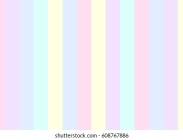 Stripe pattern, pastel colors.