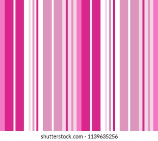 Stripe pattern with pink tone colors vertical parallel stripe.Vector stripe pattern abstract background.