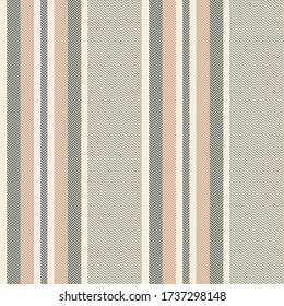 Stripe pattern. Seamless abstract vertical stripes in grey and beige for summer dress, bed sheet, duvet cover, trousers, shorts, or other modern fashion or home textile print.
