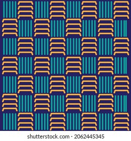 Stripe pattern set. Vertical and horizontal herringbone lines for dress or other modern fashion textile print. Textured design.
