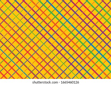 Stripe pattern. Trendy colors background. Vector illustration. Abstract lines pattern.