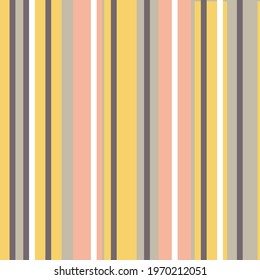 Stripe pattern. Vertical lines in yellow, grey, pink.