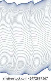 patrón de rayas de fondo de línea blanca. Fondo de Vector abstracto ondulado de línea fina. Patrón sin fisuras de onda de curva. Abstractas fondo de patrón de línea de textura. Vector Anuncio de arte digital