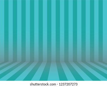 Stripe Room in Deep sea themed background : Teal - light teal.