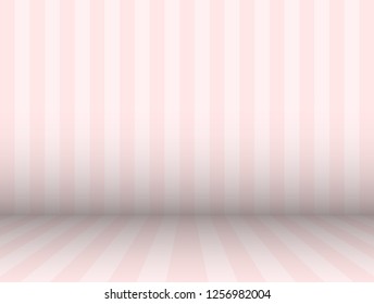 Stripe Room in Lavender Blush (#fff0f5) color themed background illustration in vector.