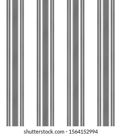 Stripe and rope seamless pattern with Black and White colors vertical parallel stripes.Vector abstract background.