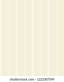 Stripe seamless pattern with beige and white colors vertical parallel stripe.Vector abstract background.