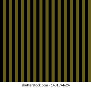 Stripe seamless pattern with Black and Gold colors vertical parallel stripes.Vector abstract background.