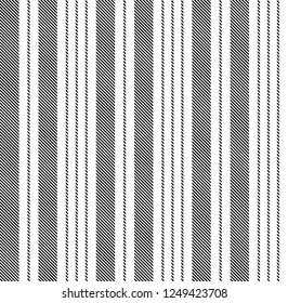 Stripe seamless pattern with black and white vertical parallel stripes.Vector illustration stripe pattern background.