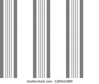 Stripe seamless pattern with Black and white colors vertical parallel stripes.Vector abstract background.