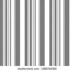 Stripe seamless pattern with Black and white colors vertical parallel stripes.Vector abstract background.