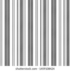 Stripe seamless pattern with black and white colors vertical parallel stripes.Vector abstract background.