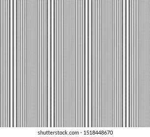 Stripe seamless pattern with Black and White colors vertical parallel stripes.Vector stripe pattern abstract background.