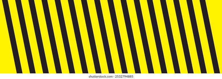 Stripe seamless pattern with Black, Yellow. Police Line. Slash divider. Caution tapes with black and yellow diagonal slashes