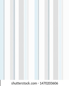 Stripe seamless pattern with blue tone and white colors vertical parallel stripes.Vector abstract background.