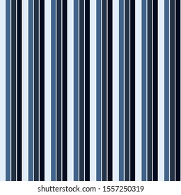 Stripe seamless pattern with Blue tone colors and White Colors vertical parallel stripes.Vector stripe pattern abstract background.