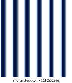 Stripe Seamless Pattern With Blue And White Vertical Parallel Stripe.Abstract Background.