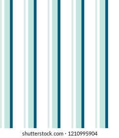 Stripe seamless pattern with blue and white colors vertical parallel stripe.Vector abstract background.