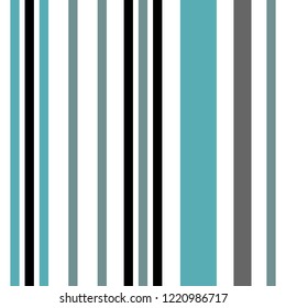 Stripe seamless pattern with blue and white vertical parallel stripe.Vector abstract pattern stripes background. eps10