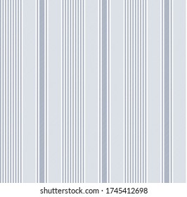 Stripe seamless pattern with Blue and white colors vertical parallel stripes.Vector abstract background.