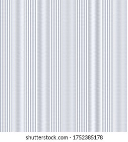 Stripe seamless pattern with Blue and white colors vertical parallel stripes.Vector abstract background.