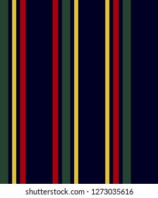 Stripe seamless pattern with blue,red,green and yellow colors vertical parallel stripes.Vector background.