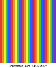 Stripe seamless pattern with colorful colors vertical parallel stripe.LGBT Abstract background.