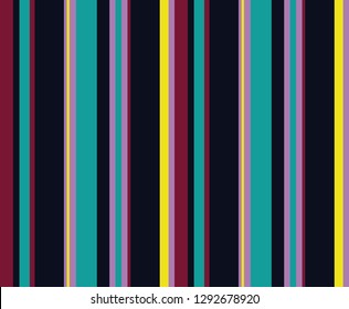 Stripe seamless pattern with colorful colors vertical parallel stripes.Vector stripe pattern abstract background.