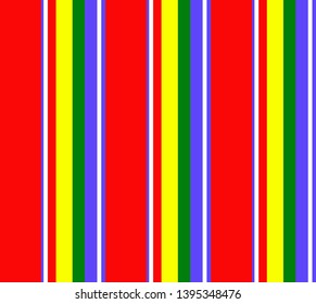Stripe seamless pattern with colorful colors vertical parallel stripes.Vector abstract background.