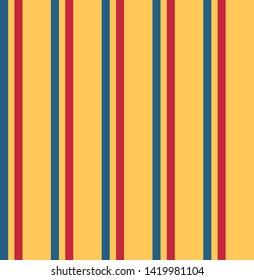 Stripe seamless pattern with colorful colors vertical parallel stripes.Vector abstract background.