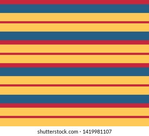 Stripe seamless pattern with colorful colors horizontal parallel stripes.Vector abstract background.