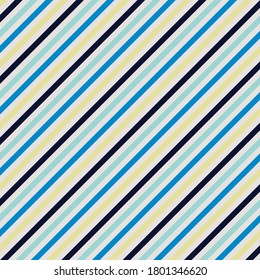 Trazo sin fisuras con colores coloridos rayas paralelas. Ilustración del vector EPS 10