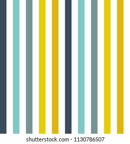 Stripe seamless pattern with colorful vertical parallel stripe.Vector abstract background. 