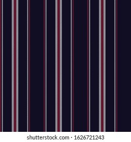 Stripe seamless pattern with dark blue, Red and White colors vertical parallel stripes.Vector stripe pattern abstract background.