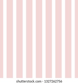 Stripe seamless pattern in geometric style. Pastel line shapes in pink color on white background. Classic geometric wallpaper.