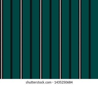 Stripe seamless pattern with Green, Black and Pink colors vertical parallel stripes.Vector stripe abstract background.