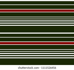 Stripe seamless pattern. with green,white and red horizontal stripes. abstract background.