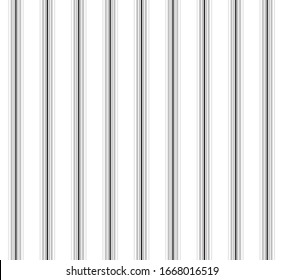Stripe seamless pattern with Grey, Dark Grey and white colors vertical parallel stripes.Vector abstract background.