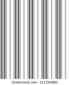 Stripe seamless pattern with grey,white and black vertical parallel stripe.Abstract pattern stripes background.