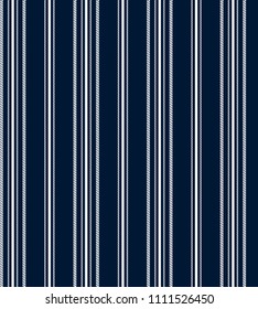 Stripe seamless pattern. with navy blue and white vertical parallel stripes.vector stripe abstract background.