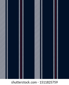 Stripe seamless pattern with Navy blue, Red and White colors vertical parallel stripes.Vector stripe pattern abstract background.