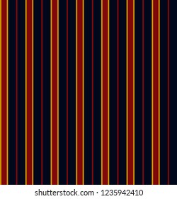 Stripe seamless pattern with navy blue,red and yellow colors vertical parallel stripes.vector illustration.