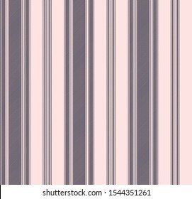 Stripe seamless pattern with Pink and Navy blue colors vertical parallel stripes.Vector abstract 
