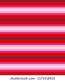 Stripe seamless pattern with pink tone colors horizontal parallel stripe.Vector pattern stripe abstract background.