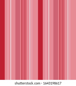 Trazado sin fisuras con colores rosados y rayas paralelas verticales de colores blancos.Fondo abstracto vectorial.